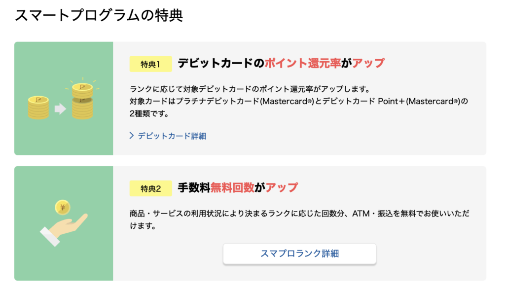 住信SBIネット銀行 スマートプログラム