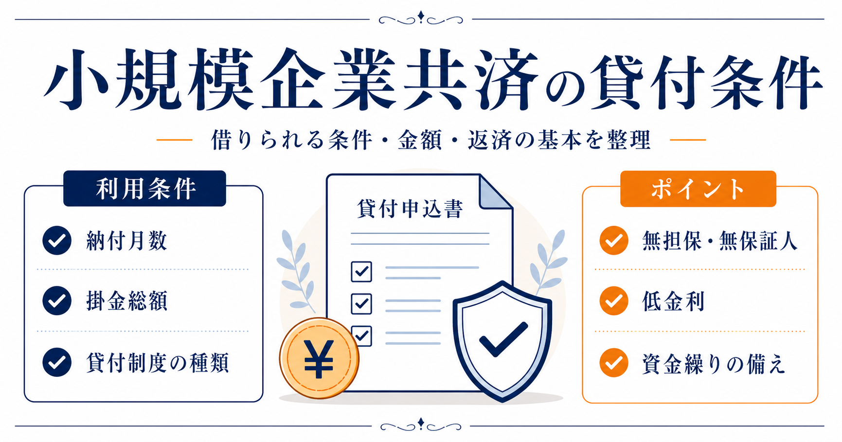 小規模企業共済の借入資格取得通知書｜限度額70万円の根拠と私が借りない理由